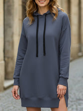 Casual retro solid color sweatshirt